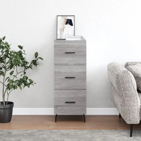 Aparador madera de ingeniería gris Sonoma 34,5x34x90 cm | Foru.es | Tu tienda online para hogar, jardín y más Foro24.es