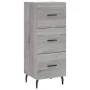 Aparador madera de ingeniería gris Sonoma 34,5x34x90 cm | Foru.es | Tu tienda online para hogar, jardín y más Foro24.es