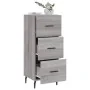 Aparador madera de ingeniería gris Sonoma 34,5x34x90 cm | Foru.es | Tu tienda online para hogar, jardín y más Foro24.es