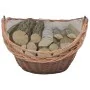 Cesta para leña con asa sauce natural 60x44x55 cm de , Bolsas y soportes de leña - Ref: Foro24-286988, Precio: 60,60 €, Descu...