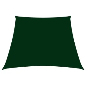 Toldo de vela trapezoidal de tela oxford verde oscuro 3/5x4 m by , Umbrellas - Ref: Foro24-135518, Price: 56,29 €, Discount: %