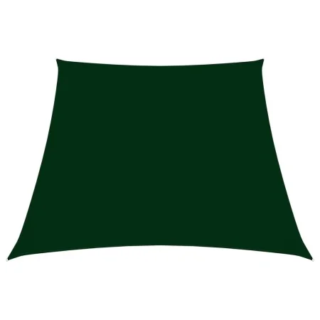Toldo de vela trapezoidal de tela oxford verde oscuro 3/5x4 m de , Sombrillas - Ref: Foro24-135518, Precio: 56,29 €, Descuent...