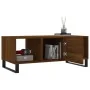 Mesa de centro madera contrachapada roble marrón 102x50x40 cm | Foru.es | Tu tienda online para hogar, jardín y más Foro24.es