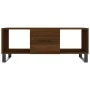 Mesa de centro madera contrachapada roble marrón 102x50x40 cm | Foru.es | Tu tienda online para hogar, jardín y más Foro24.es