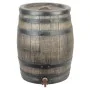 Nature Barril de lluvia aspecto de madera marrón 120 L 50,5x66 cm | Foru.es | Tu tienda online para hogar, jardín y más Foro24.es