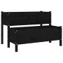 Jardinera de madera de pino maciza negra 110x84x75 cm | Foru.es | Tu tienda online para hogar, jardín y más Foro24.es