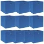 Cajas de almacenaje 10 uds tela azul 32x32x32 cm de , Cestas para almacenaje - Ref: Foro24-288339, Precio: 47,60 €, Descuento: %