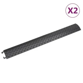 Rampa protectora de cables de suelo 2 uds negro 98,5 cm von , Straßen- und Verkehrszeichen - Ref: Foro24-153107, Preis: 29,04...