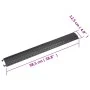 Rampa protectora de cables de suelo 2 uds negro 98,5 cm de , Señales de carretera y tráfico - Ref: Foro24-153107, Precio: 29,...