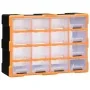 Organizador multicajones con 16 cajones medianos 52x16x37 cm de , Cajas de herramientas - Ref: Foro24-149601, Precio: 58,38 €...