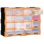 Organizador multicajones con 16 cajones medianos 52x16x37 cm de , Cajas de herramientas - Ref: Foro24-149601, Precio: 58,38 €...