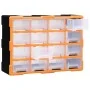 Organizador multicajones con 16 cajones medianos 52x16x37 cm de , Cajas de herramientas - Ref: Foro24-149601, Precio: 58,38 €...