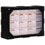 Organizador multicajones con 16 cajones medianos 52x16x37 cm de , Cajas de herramientas - Ref: Foro24-149601, Precio: 58,38 €...