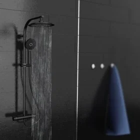 SCHÜTTE Juego de ducha fija MADURA FRESH negro