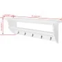 Perchero estilo barroco MDF blanco de , Percheros para sombreros y abrigos - Ref: Foro24-242644, Precio: 45,10 €, Descuento: ...