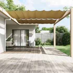 Toldo vertical beige 300x360 cm tela oxford by , Umbrellas - Ref: Foro24-148291, Price: 44,38 €, Discount: %