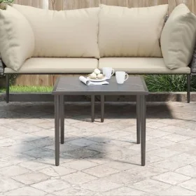 Comprar Mesa de jardín de acero gris 48x48x37 cm