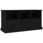 Mueble de TV madera contrachapada negro 100x35x50 cm de , Muebles TV - Ref: Foro24-816289, Precio: 85,92 €, Descuento: %