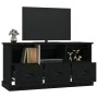 Mueble de TV madera contrachapada negro 100x35x50 cm de , Muebles TV - Ref: Foro24-816289, Precio: 85,92 €, Descuento: %