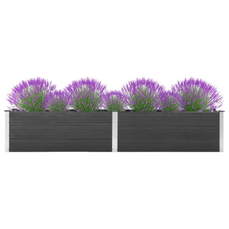 Arriate elevado de jardín WPC gris 200x50x54 cm de , Maceteros y jardineras - Ref: Foro24-318095, Precio: 292,47 €, Descuento: %