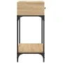 Mesa consola madera de ingeniería roble Sonoma 75x34,5x75 cm by , Side tables - Ref: Foro24-833399, Price: 88,27 €, Discount: %