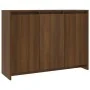 Aparador de madera de ingeniería marrón roble 102x33x75 cm by , Sideboards - Ref: Foro24-813016, Price: 122,57 €, Discount: %