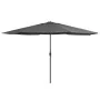 Sombrilla de jardín con palo de metal antracita 390 cm | Foru.es | Tu tienda online para hogar, jardín y más Foro24.es