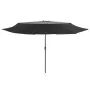 Sombrilla de jardín con palo de metal antracita 390 cm | Foru.es | Tu tienda online para hogar, jardín y más Foro24.es