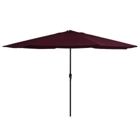Sombrilla de jardín con palo de metal rojo burdeos 390 cm by , Umbrellas - Ref: Foro24-47382, Price: 82,63 €, Discount: %