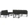 Mesa de centro de aluminio gris antracita de , Sofás modulares de exterior - Ref: Foro24-49242, Precio: 106,26 €, Descuento: %