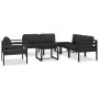 Mesa de centro de aluminio gris antracita de , Sofás modulares de exterior - Ref: Foro24-49242, Precio: 106,26 €, Descuento: %