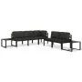 Mesa de centro de aluminio gris antracita de , Sofás modulares de exterior - Ref: Foro24-49242, Precio: 106,26 €, Descuento: %