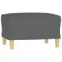 Juego de sofás con cojines 3 piezas tela gris oscuro de , Sofás - Ref: Foro24-3201315, Precio: 544,75 €, Descuento: %