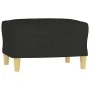 Juego de sofás con cojines 3 piezas tela negro de , Sofás - Ref: Foro24-3201334, Precio: 515,13 €, Descuento: %