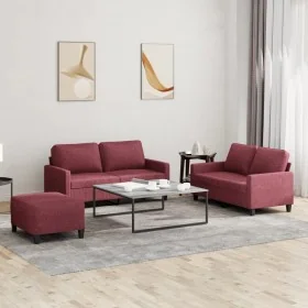 Comprar Juego de sofás con cojines 3 piezas tela