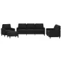 Juego de sofás con cojines 4 piezas terciopelo negro by , Sofas - Ref: Foro24-3201491, Price: 676,41 €, Discount: %
