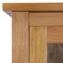 Estantería 4 puertas madera roble macizo y cristal 90x35x200cm | Foru.es | Tu tienda online para hogar, jardín y más Foro24.es