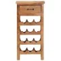 Botellero de madera maciza de acacia 40x30x80 cm by , Wine racks - Ref: Foro24-287482, Price: 184,37 €, Discount: %