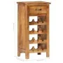 Botellero de madera maciza de acacia 40x30x80 cm by , Wine racks - Ref: Foro24-287482, Price: 184,37 €, Discount: %