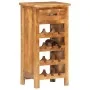 Botellero de madera maciza de acacia 40x30x80 cm by , Wine racks - Ref: Foro24-287482, Price: 184,37 €, Discount: %