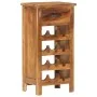Botellero de madera maciza de acacia 40x30x80 cm by , Wine racks - Ref: Foro24-287482, Price: 184,37 €, Discount: %