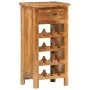 Botellero de madera maciza de acacia 40x30x80 cm by , Wine racks - Ref: Foro24-287482, Price: 184,37 €, Discount: %