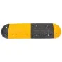 Badén de velocidad caucho amarillo y negro 129x32,5x4 cm de , Señales de carretera y tráfico - Ref: Foro24-153105, Precio: 77...
