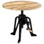 Mesa auxiliar madera de mango y hierro fundido 60x(46-63) cm by , Side tables - Ref: Foro24-247915, Price: 135,68 €, Discount: %