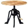 Mesa auxiliar madera de mango y hierro fundido 60x(46-63) cm by , Side tables - Ref: Foro24-247915, Price: 135,68 €, Discount: %