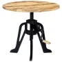 Mesa auxiliar madera de mango y hierro fundido 60x(46-63) cm by , Side tables - Ref: Foro24-247915, Price: 135,68 €, Discount: %