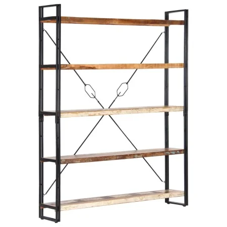 Estantería de 5 niveles madera maciza reciclada 140x30x180 cm | Foru.es | Tu tienda online para hogar, jardín y más Foro24.es