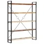 Estantería de 5 niveles madera maciza reciclada 140x30x180 cm | Foru.es | Tu tienda online para hogar, jardín y más Foro24.es
