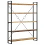 Estantería de 5 niveles madera maciza reciclada 140x30x180 cm | Foru.es | Tu tienda online para hogar, jardín y más Foro24.es