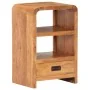 Mesita de noche madera maciza acacia acabado miel 40x30x60 cm de , Mesitas de noche - Ref: Foro24-289633, Precio: 172,29 €, D...